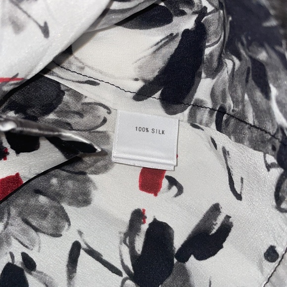 St. John Evening Silk Top. - Picture 3 of 4